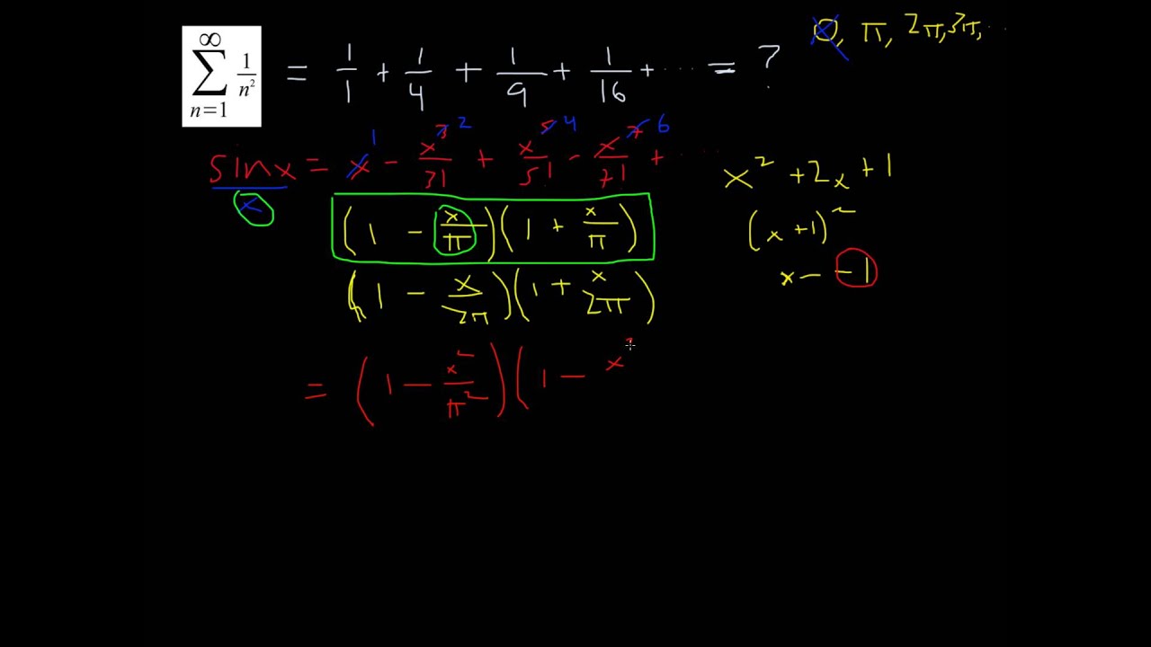 Infinite Sum of Squared Reciprocals Proof