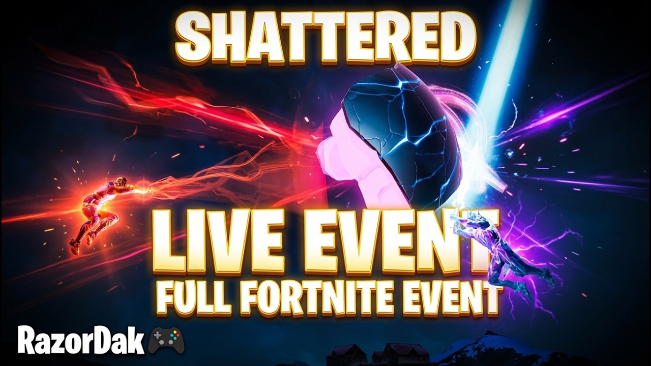 Fortnite SHATTERED Live Event - Full Event Gameplay (Complete)