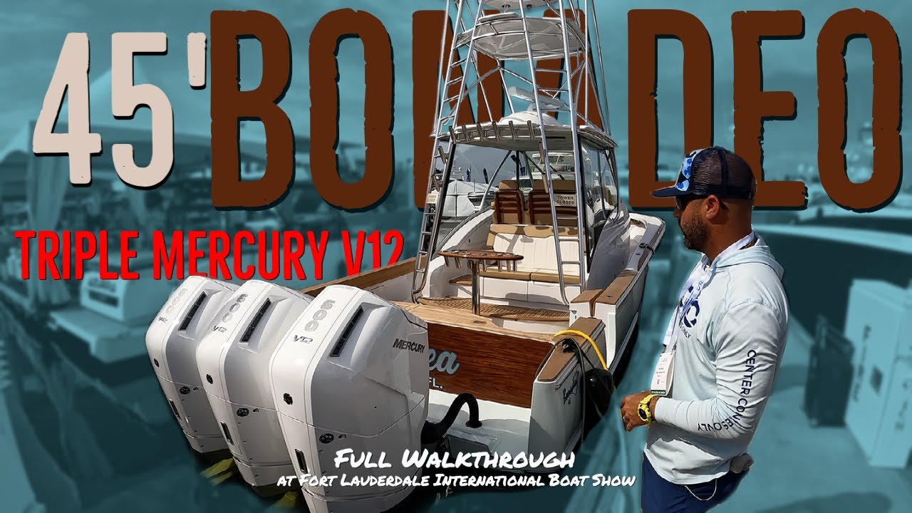 Bonadeo 45' Powered by Triple Mercury 600's