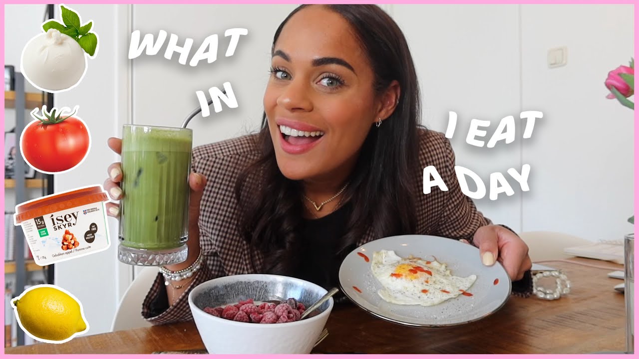 What I Eat in a Day 🥗🍕*maart 2022|| Denise Anna