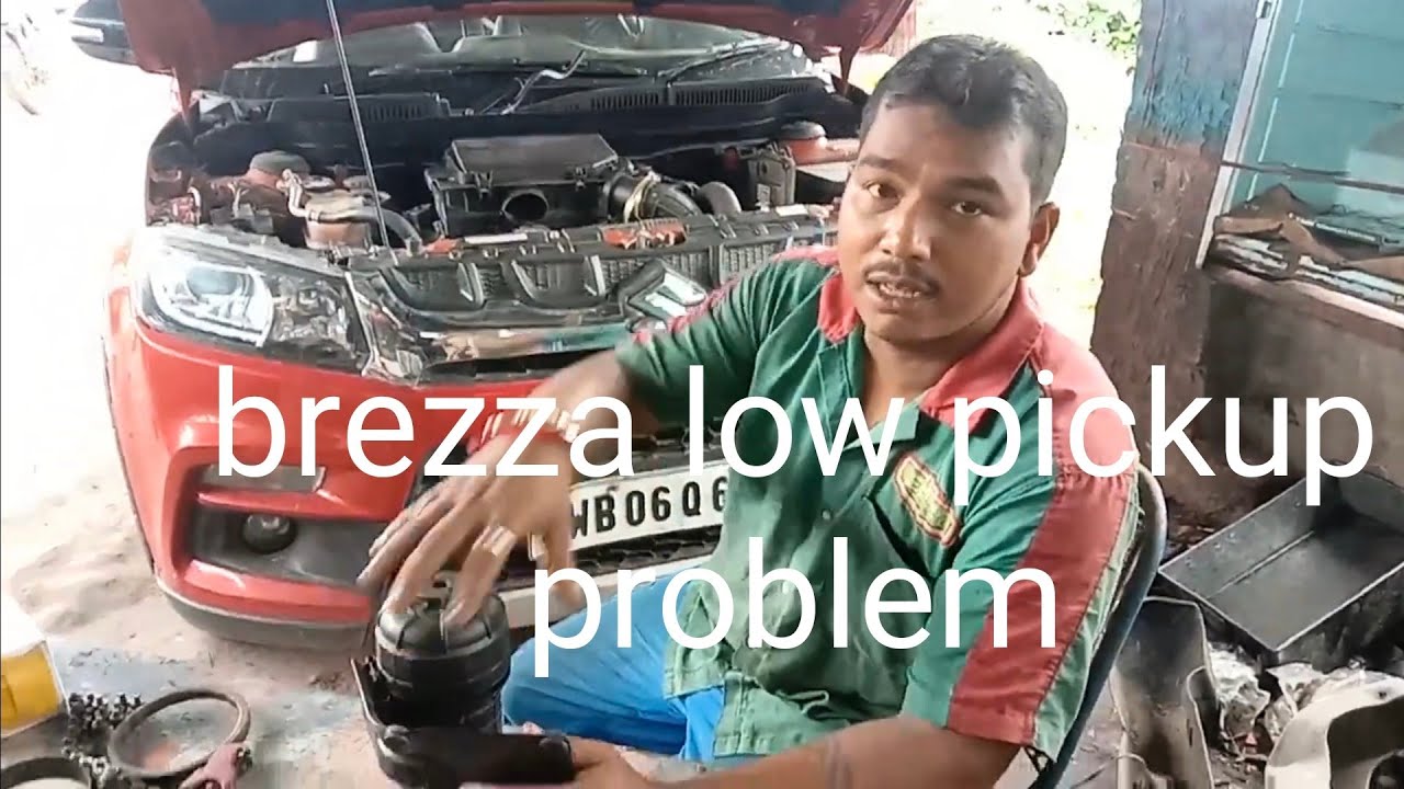vitara brezza low pickup problem || brezza diesel filter change and air bleeding process
