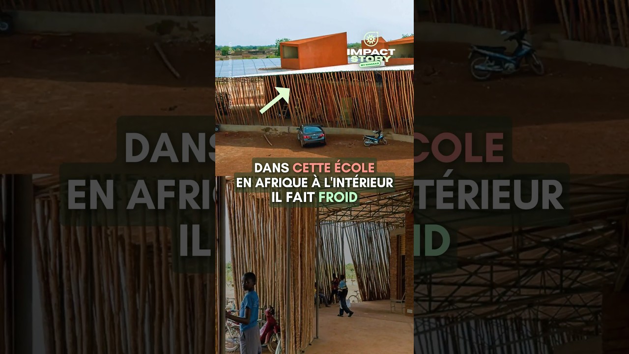Dans cette école en Afrique il fait froid sans électricité