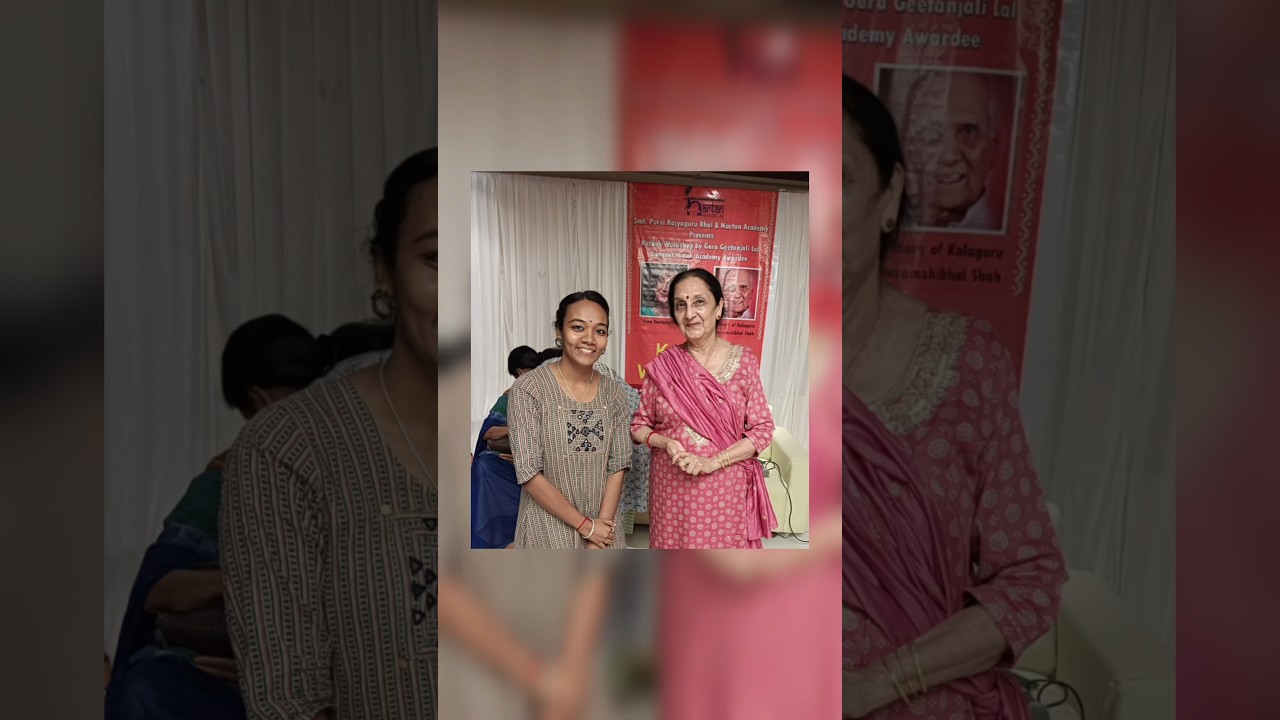 Kathak Workshop by Gitanjali lal 🙏 part2/3 #music #krupalsompura #kathak #gratefulheart