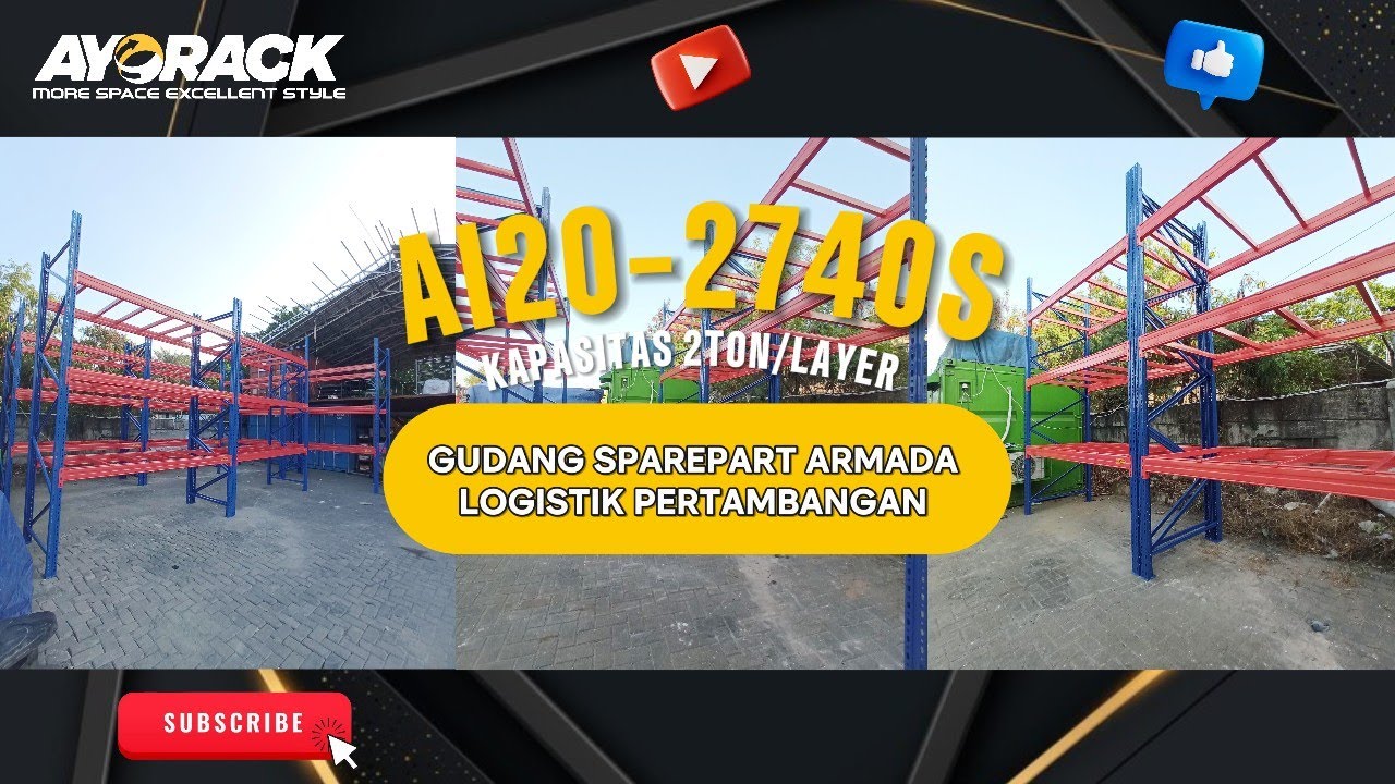 AYORACK KALI INI DI GUDANG SPAREPART ARMADA LOGISTIK PERTAMBANGAN
