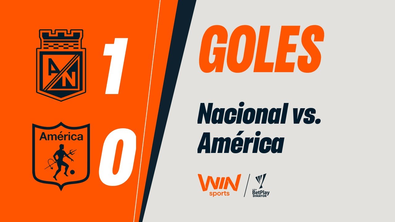 Nacional vs. Am&eacute;rica (goals) | Liga BetPlay Dimayor 2025-2 | Quadrangulars - Matchday 1