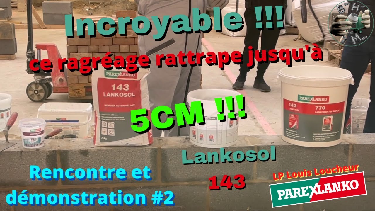 Avis technique et d&eacute;monstration d'un ragr&eacute;age
