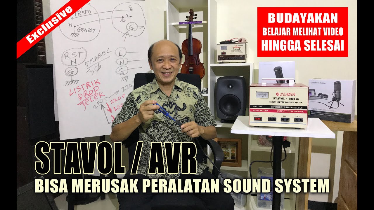 STAVOL 'SEHAT' bisa merusak ALAT SOUND SYSTEM