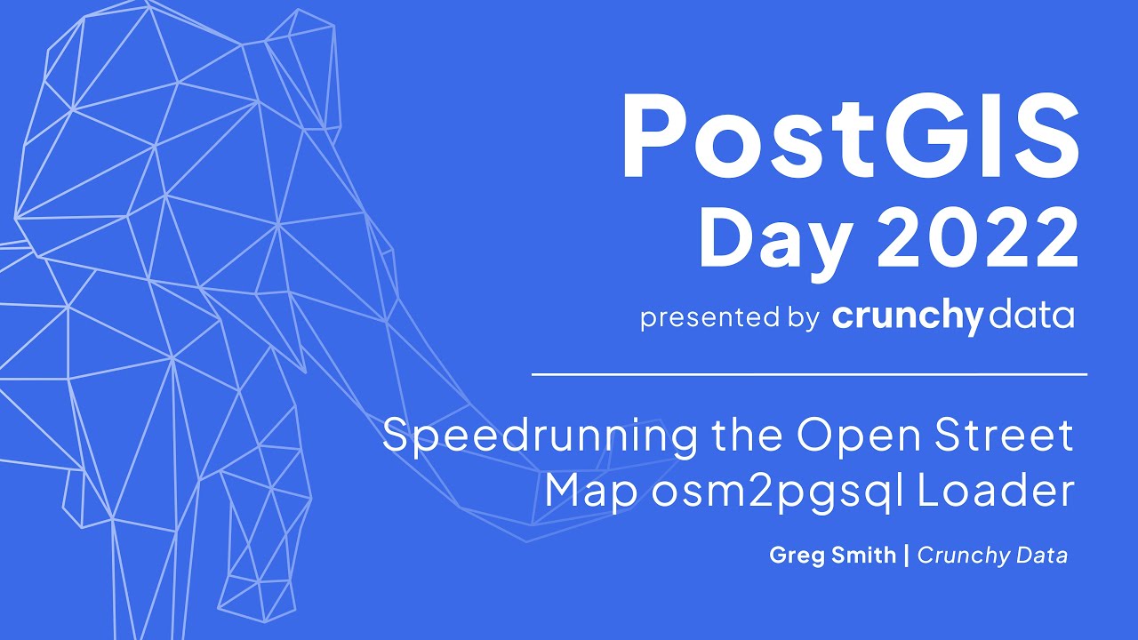 Speedrunning the Open Street Map osm2pgsql Loader