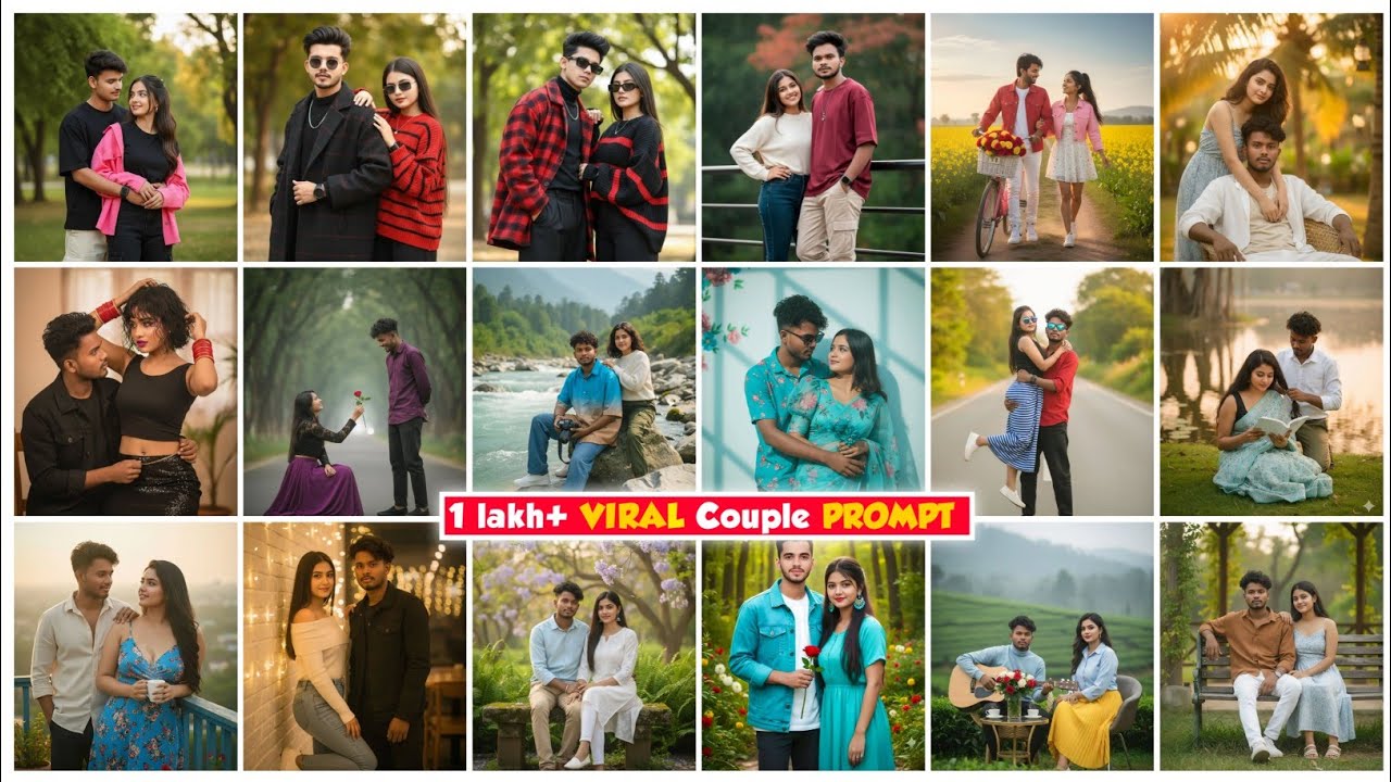 1 Lakh+ Couple Gemini Prompt | Google gemini photo editing | google gemini photo editing kaise kare