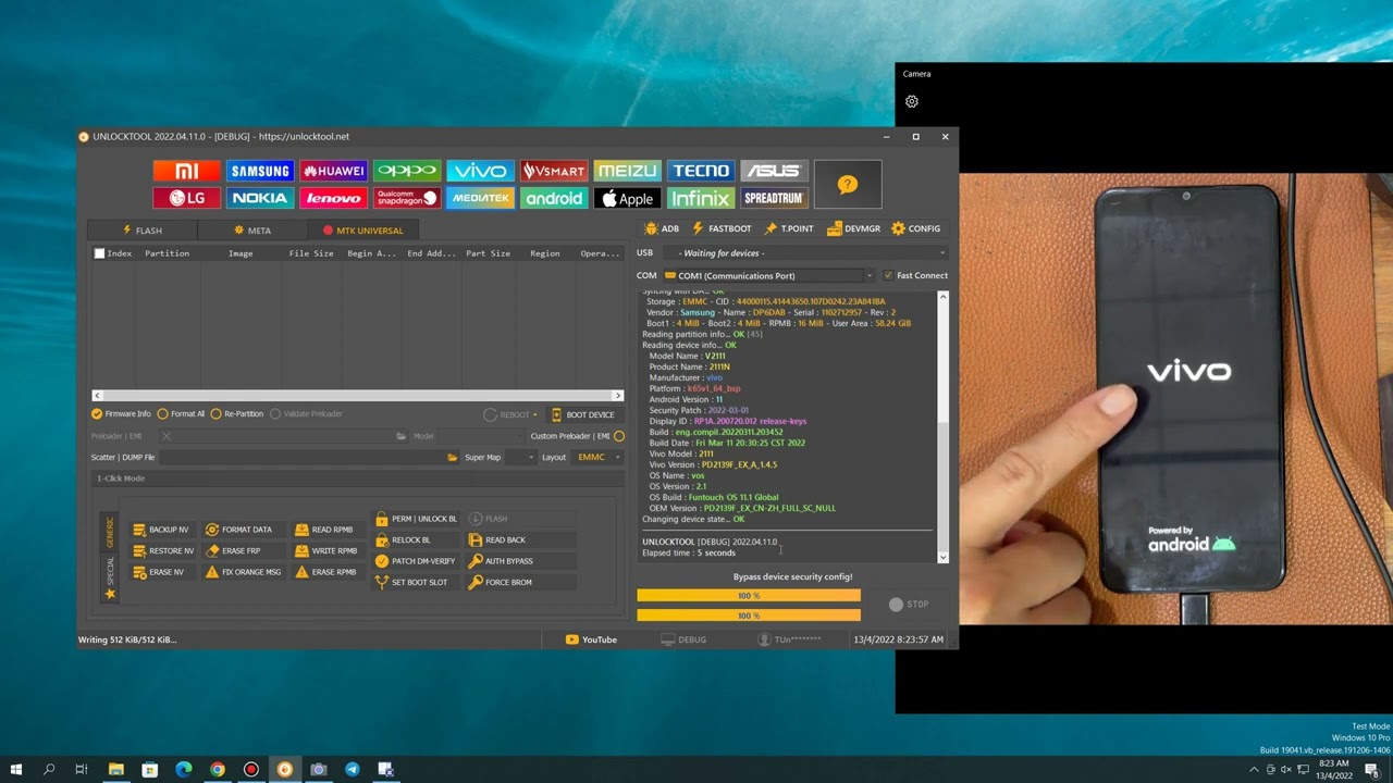 All Vivo CPU MT6765_New Enter Brom_Mode, Exit Brom Mode with UnlockTool - 13.4.2022