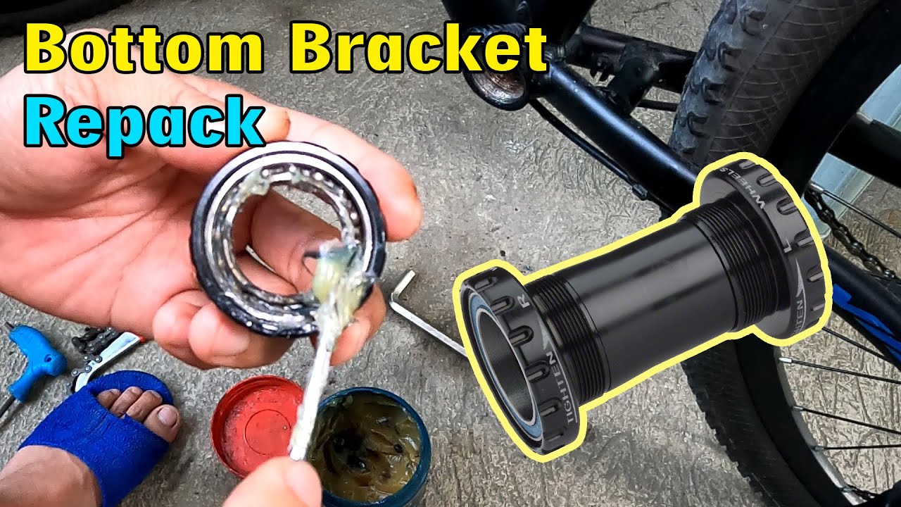 Hollowtech Bottom Bracket Maintenance / Rebuild / Regrease | Tagalog