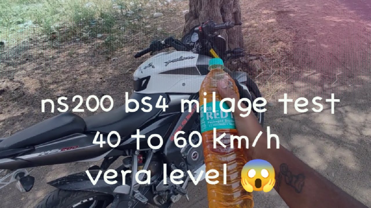 Ns200 bs4 milage test 😱/ 40 to 60 km/h |#ns200 #pulsar#rs200#nslover#nstopspeed#bikelover #bikelife