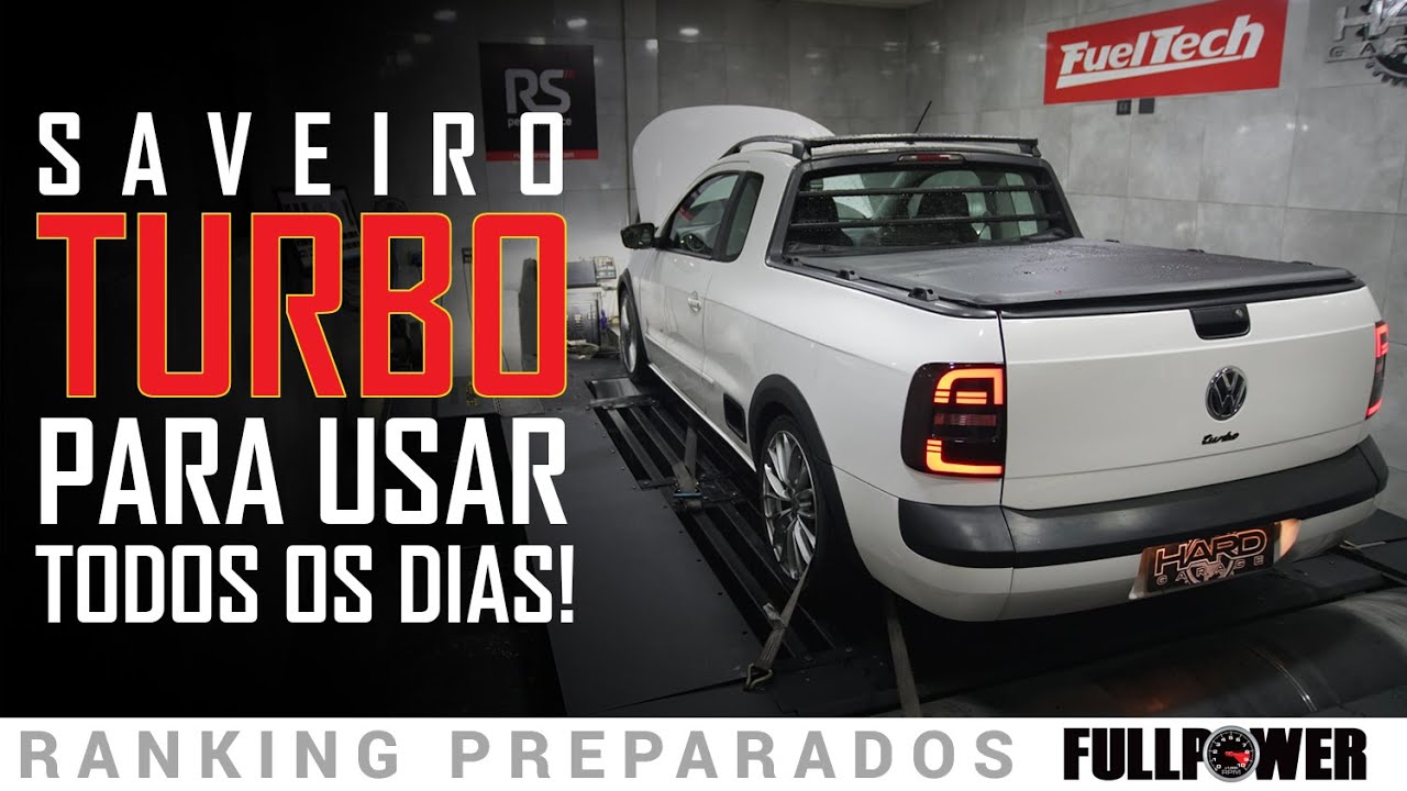 Turbo na Saveiro G6 para trabalhar diariamente