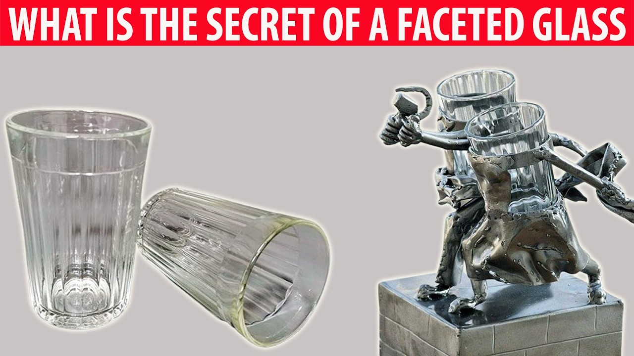 Why was the 16 sided faceted glass actually developed in the USSR?