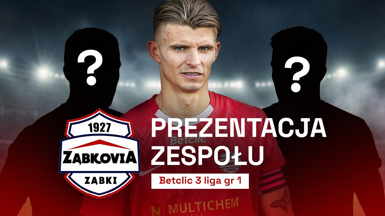 LIVE🔴: PREZENTACJA ZESPOŁU MKS ZĄBKOVIA ZĄBKI NA DRUGĄ CZĘŚĆ SEZONU
