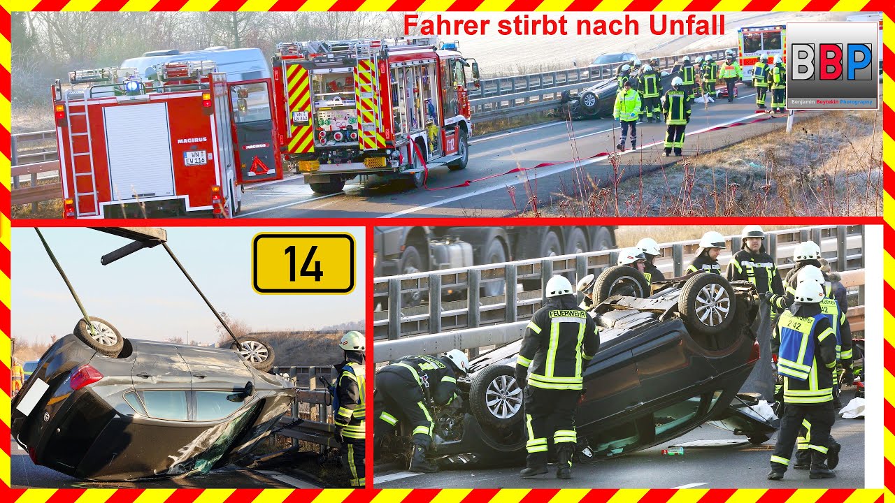 VW Polo überschägt sich, Fahrer stirbt im Krhs., Leutenbach-Nellmersbach, 11.01.2024.