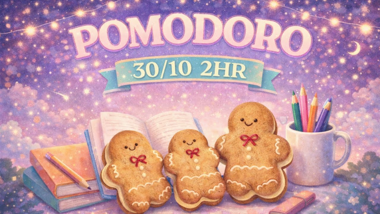 Sweet Treat POMODORO 🍰 | 30/10 Focus Timer