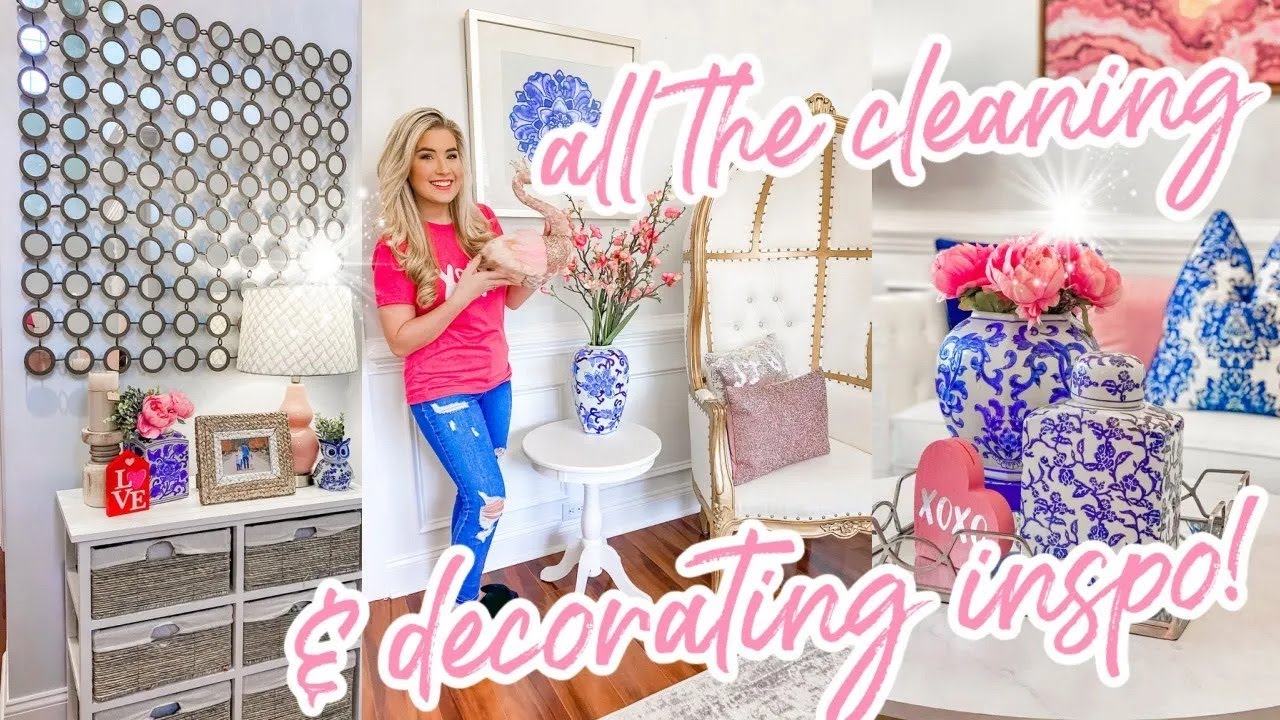 ULTIMATE DECORATE & CLEAN WITH ME 2021 | VALENTINES DECOR IDEAS | CLEANING MOTIVATION MUSIC Love Meg