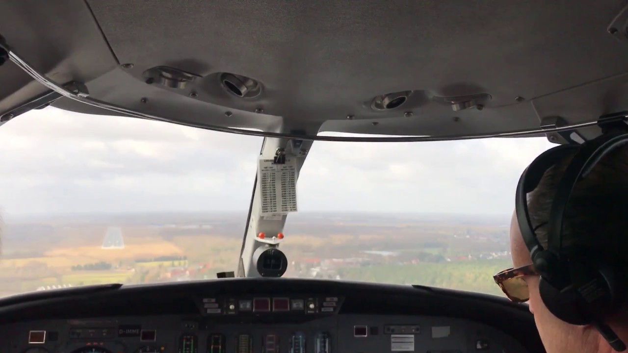 Cessna Citation 2, 551, Landing and full Reverse