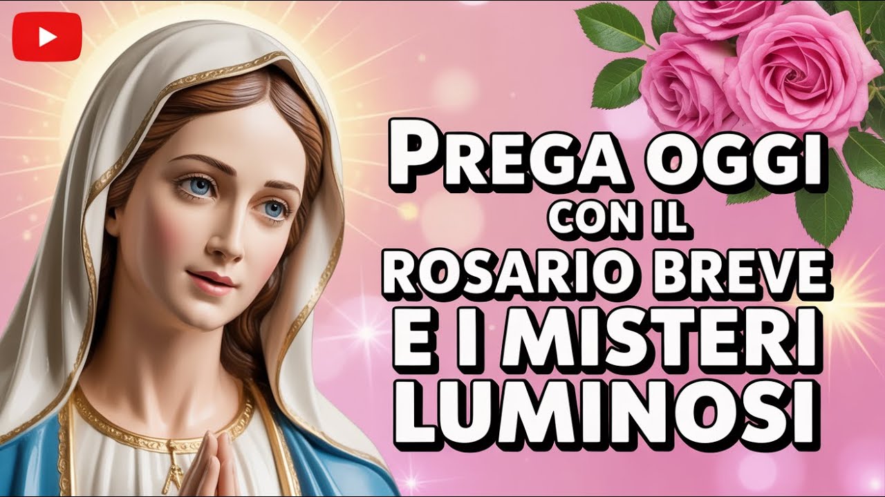 Santo Rosario Breve di Oggi - Giovedí 29 Gennaio🙏Misteri Luminosi 🙏 Rosario alla Vergine Maria