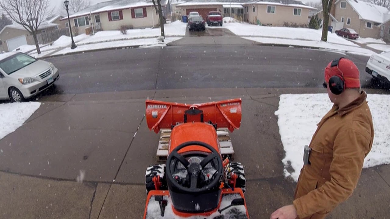 Kubota BX2380 Prep for plowing