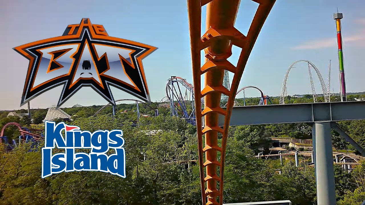 The Bat Front Row POV 4K Kings Island