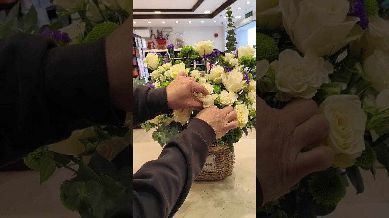 New year flower bouquet 