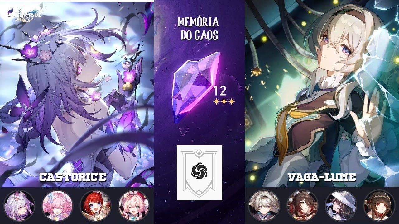 Honkai Star Rail - Memória do Caos - 3.8: Castorice E0S1; Vaga-lume E0S0 - Pt/Br