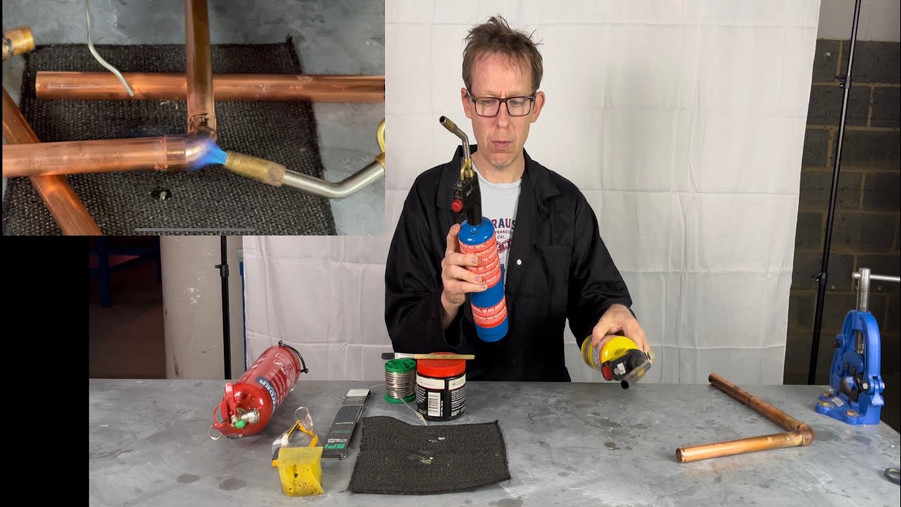 Soldering copper pipe lesson