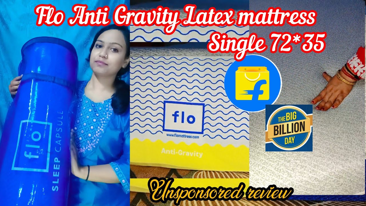 Flo Anti Gravity Latex Mattress Unsponsored review | Best latex mattress Review |