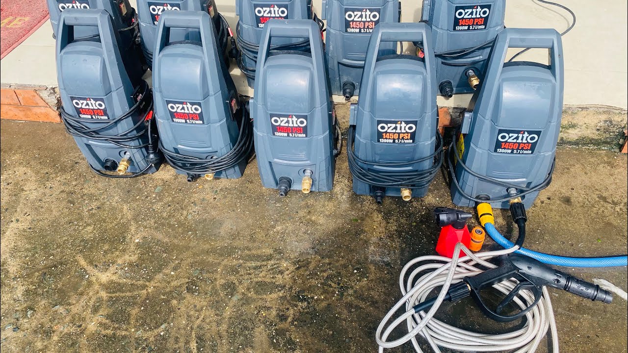 Máy rửa xe Ozito giá 1tr | Hàng Nội Địa Úc|☎️0382003453