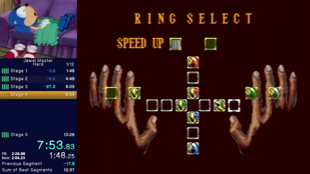 Speedrun - Jewel Master (Hard) in 12:15