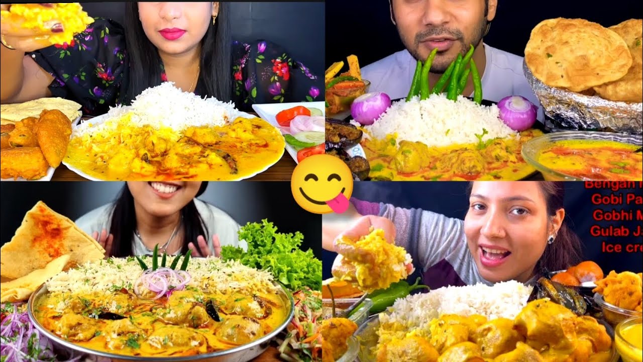 😋 tasty kadhi chawal  pakoda eating sound mukbang asmr #kadhirecipe#kadhipakoda #kadhichawalrecipe 