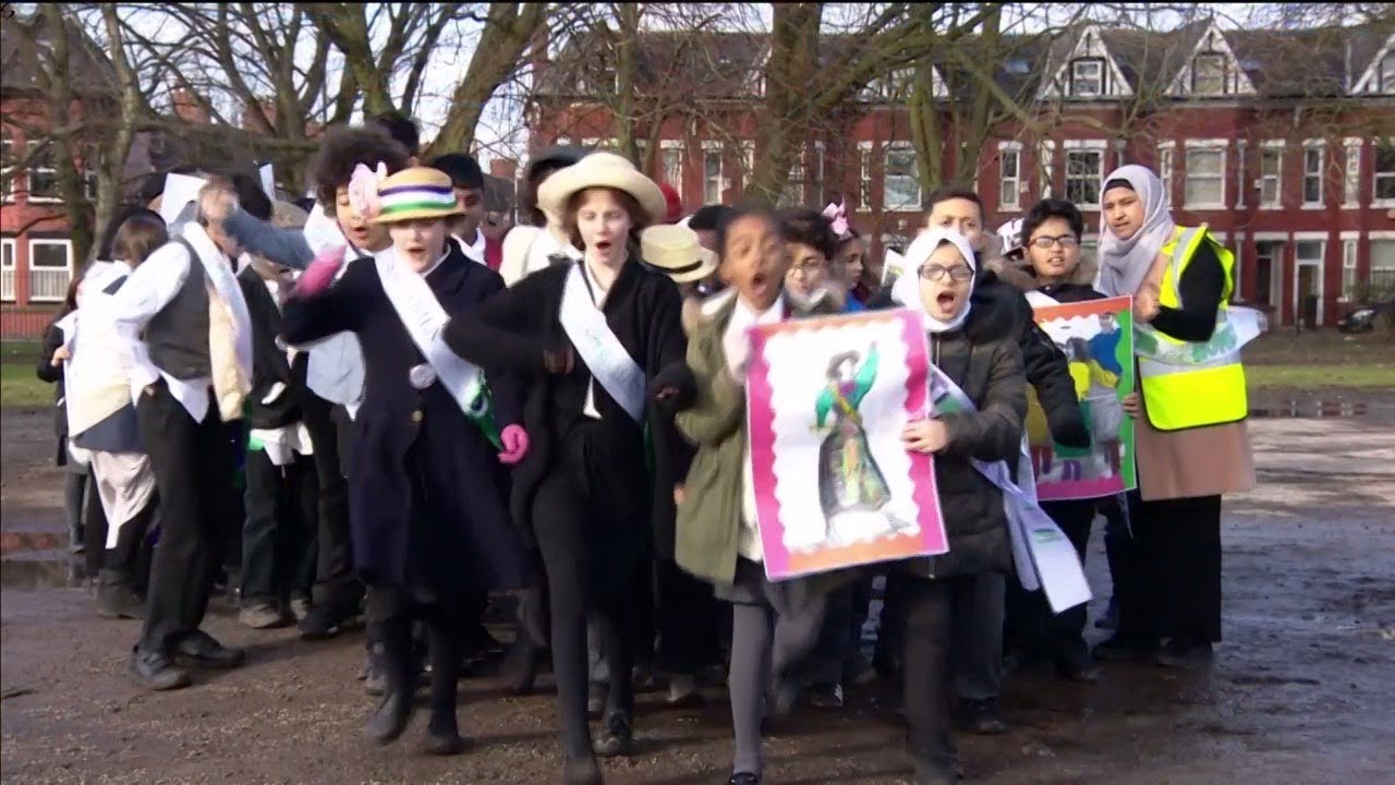 The playground protestors bring history to life - Sarah Rogers reports