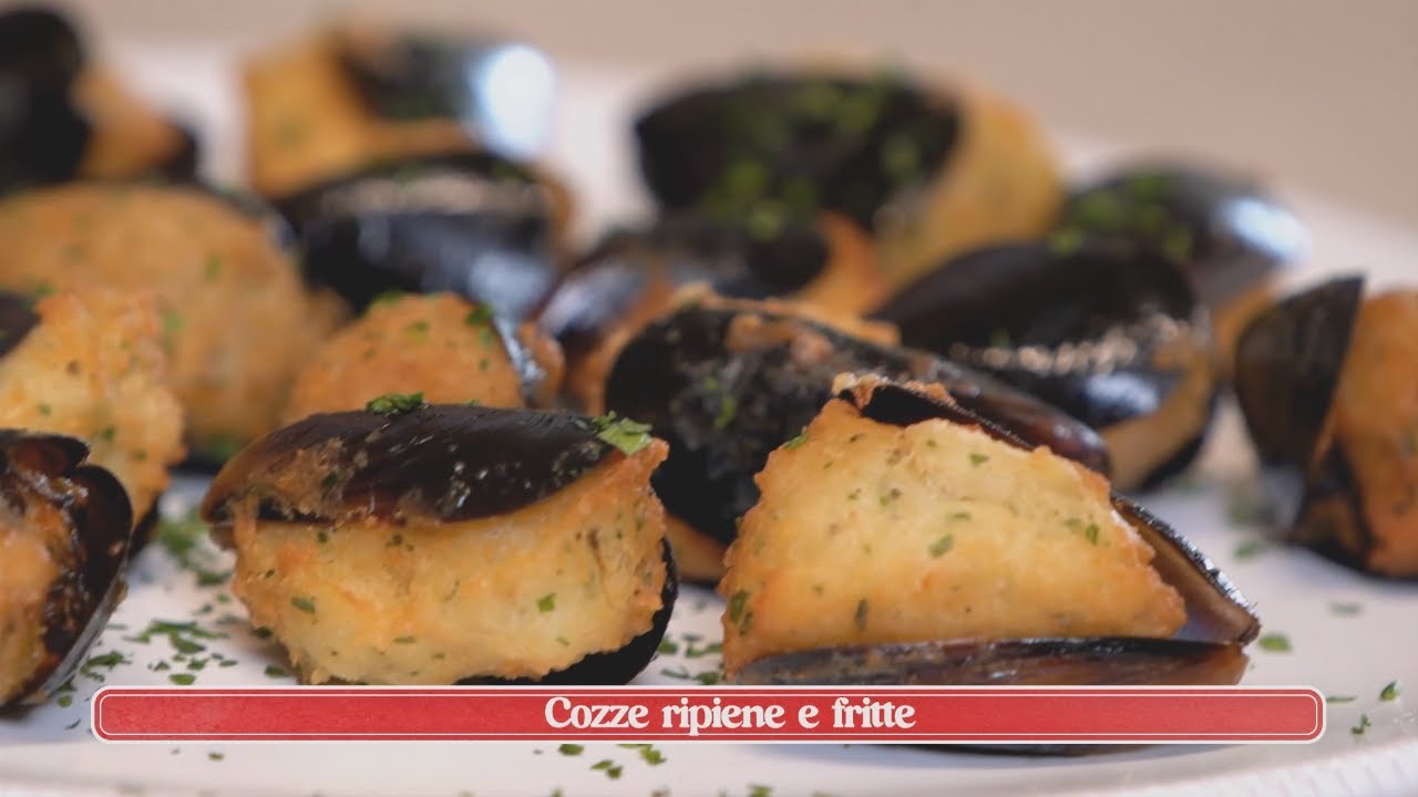 La ricetta delle cozze ripiene e fritte | Mangia Puglia Ama ❤️🍝