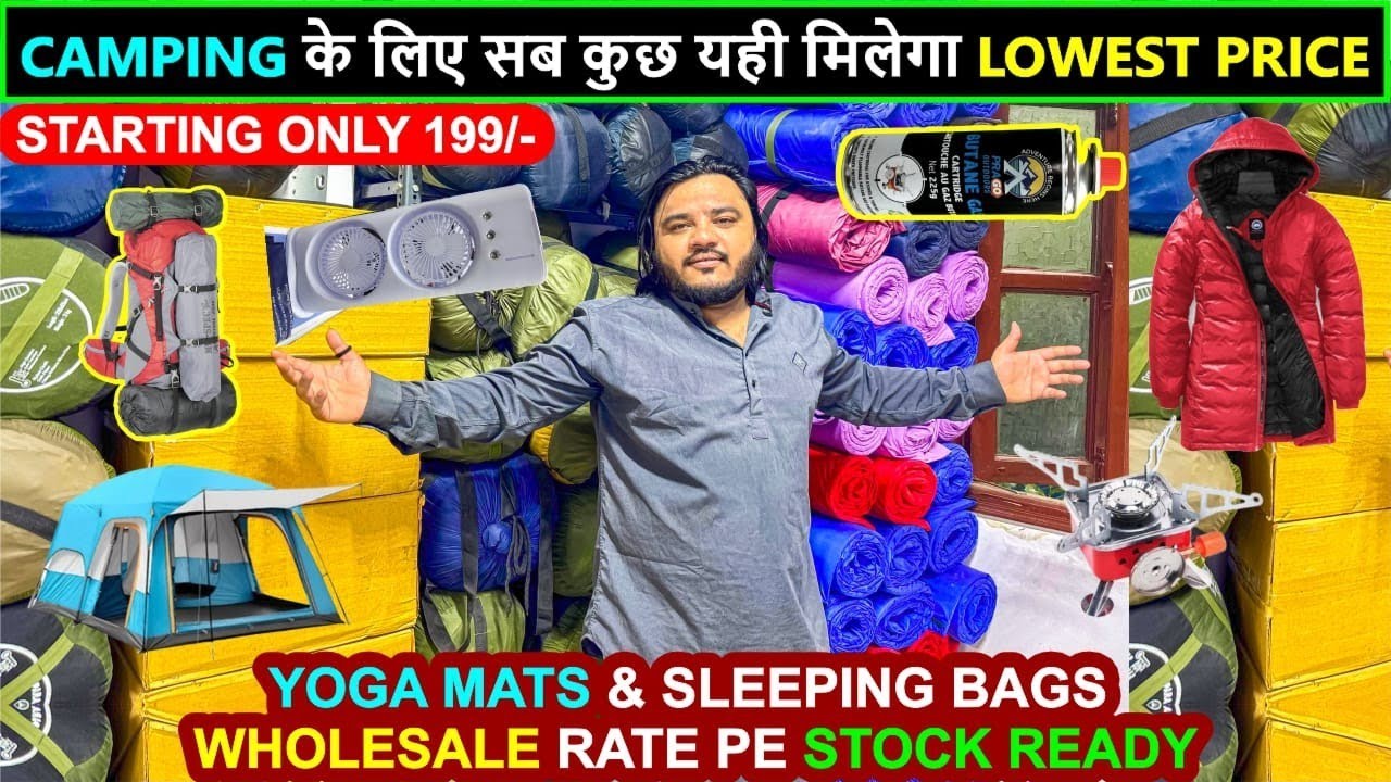 Camping wholesale market in delhi || 2025 best camping item #campinggear #wholesale