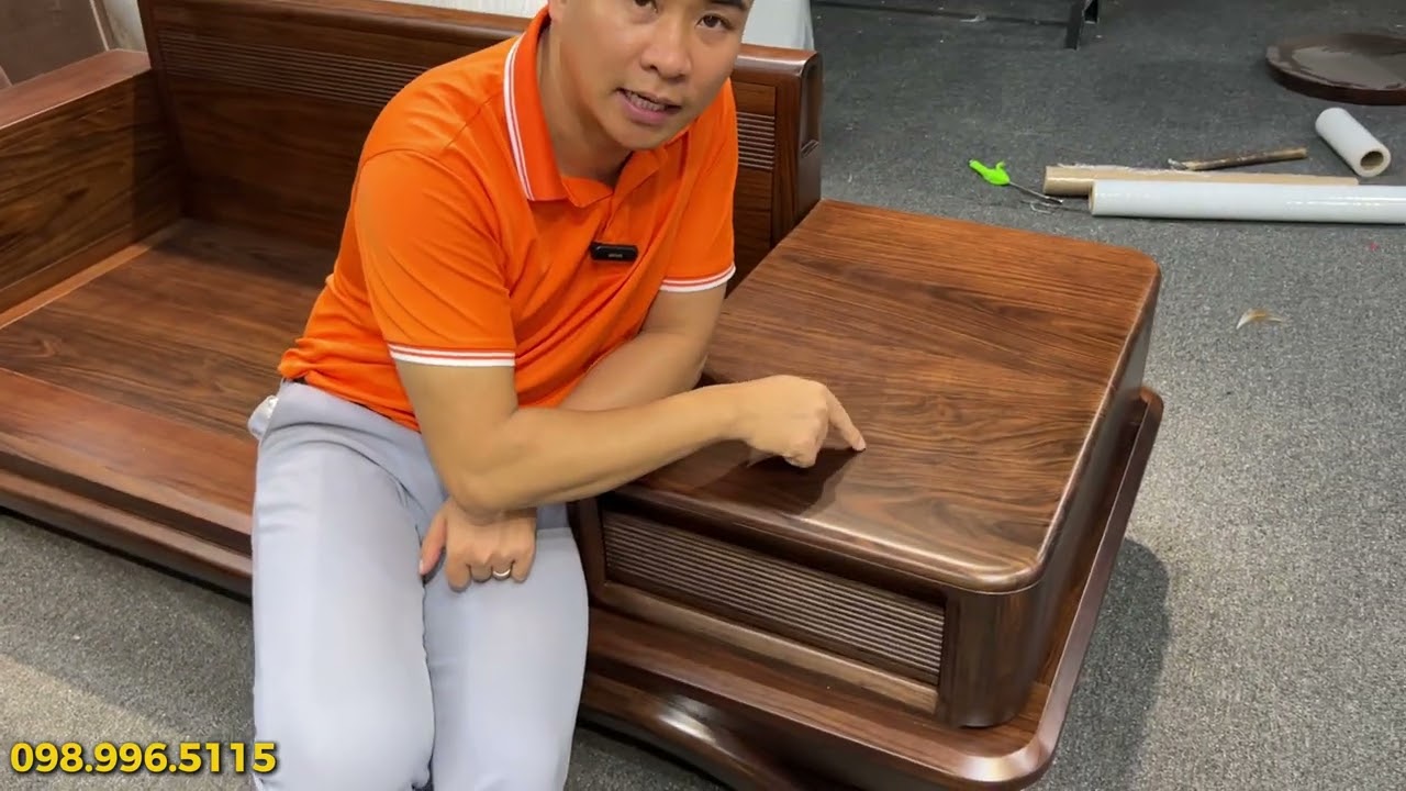 SOFA GỖ MUN CHÂN THUYỀN | NỘI THẤT GỖ MUN NAM PHI | BÀN GHẾ GỖ MUN PHÒNG KHÁCH