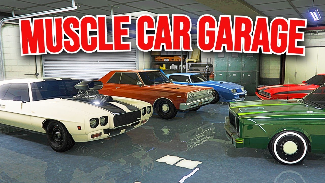 The Best Muscle Car Garage in GTA Online (Garage Tour)