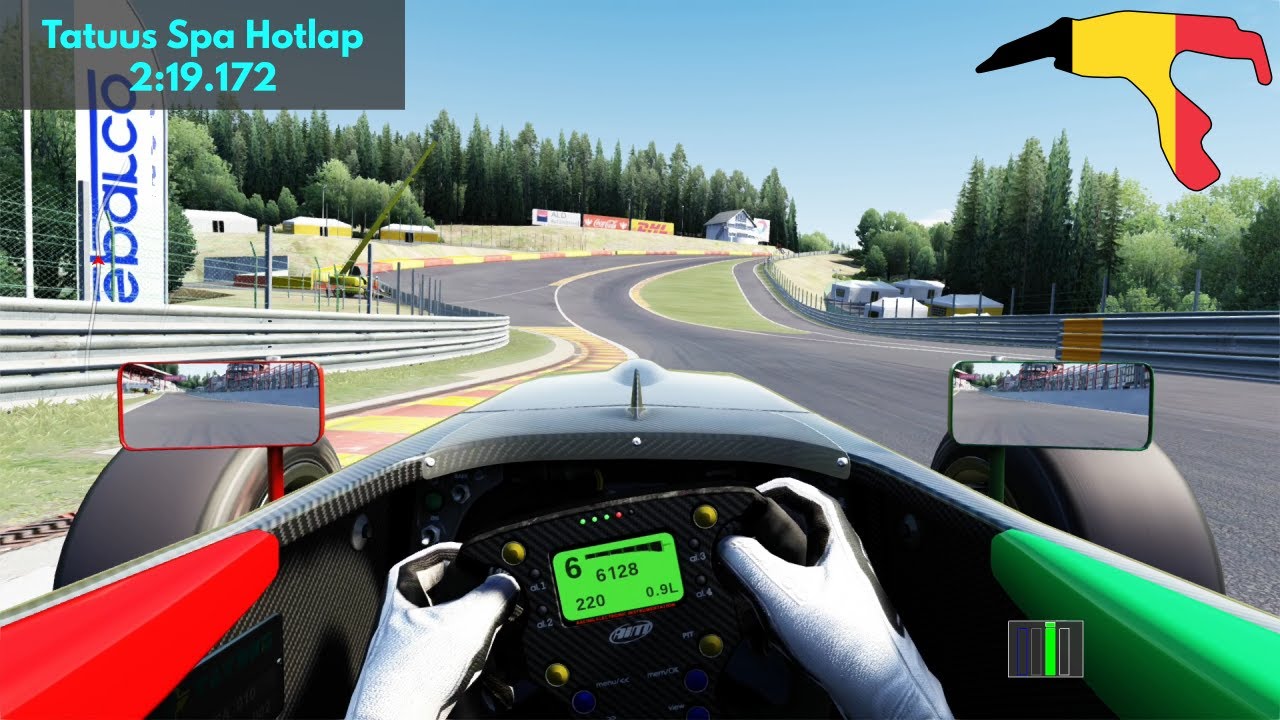 Assetto Corsa Tatuus Circuit Spa-Francorchamps Hotlap - 2:19.172