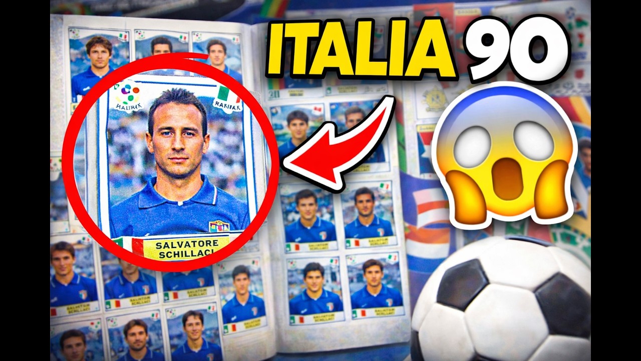 MY PANINI ALBUM WORLD CUP ITALIA 1990