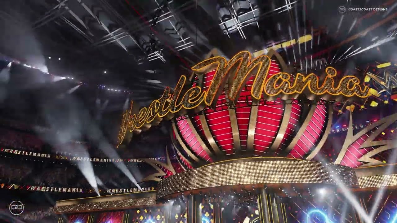 WWE WrestleMania 41 STAGE REVEAL & Pyro | Custom Concept Animation