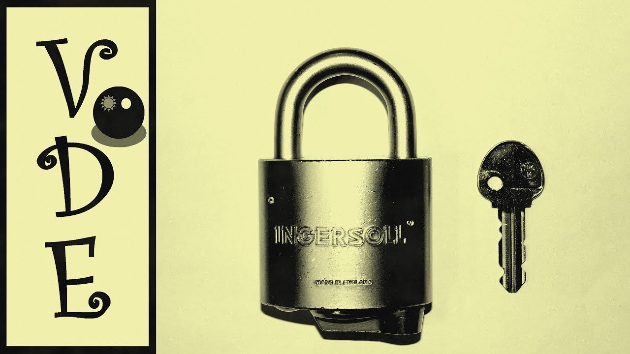 [343] Ingersoll padlock - key cut and assembly (no picking)