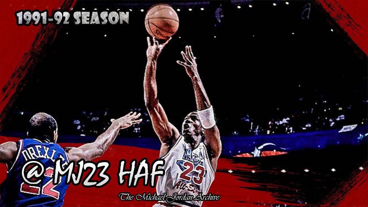 Michael Jordan Highlights (1992 All-Star Game) - 18pts