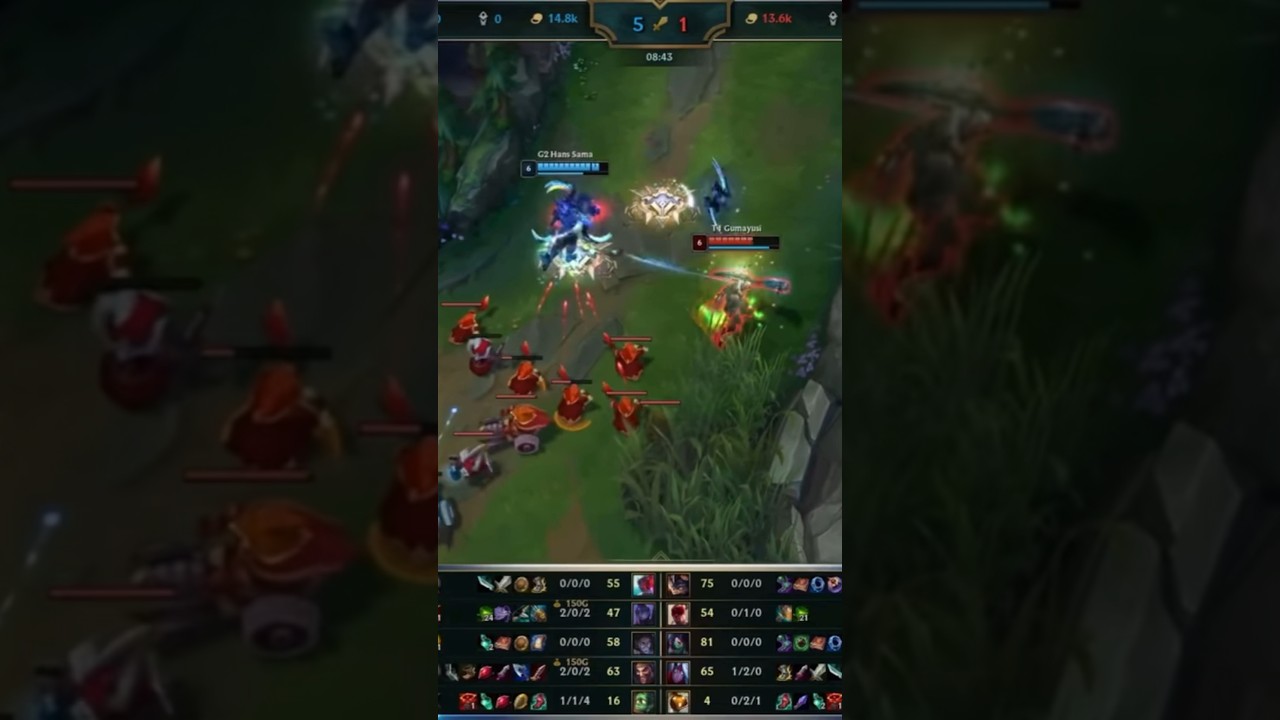 G2 Hans Sama solokill T1 Gumayusi - Draven vs Varus #t1 #shorts  #leagueoflegends
