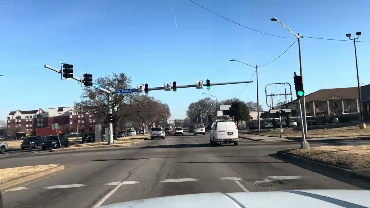 Tour tidewater drive hasta,Church av. Norfolk.VA
