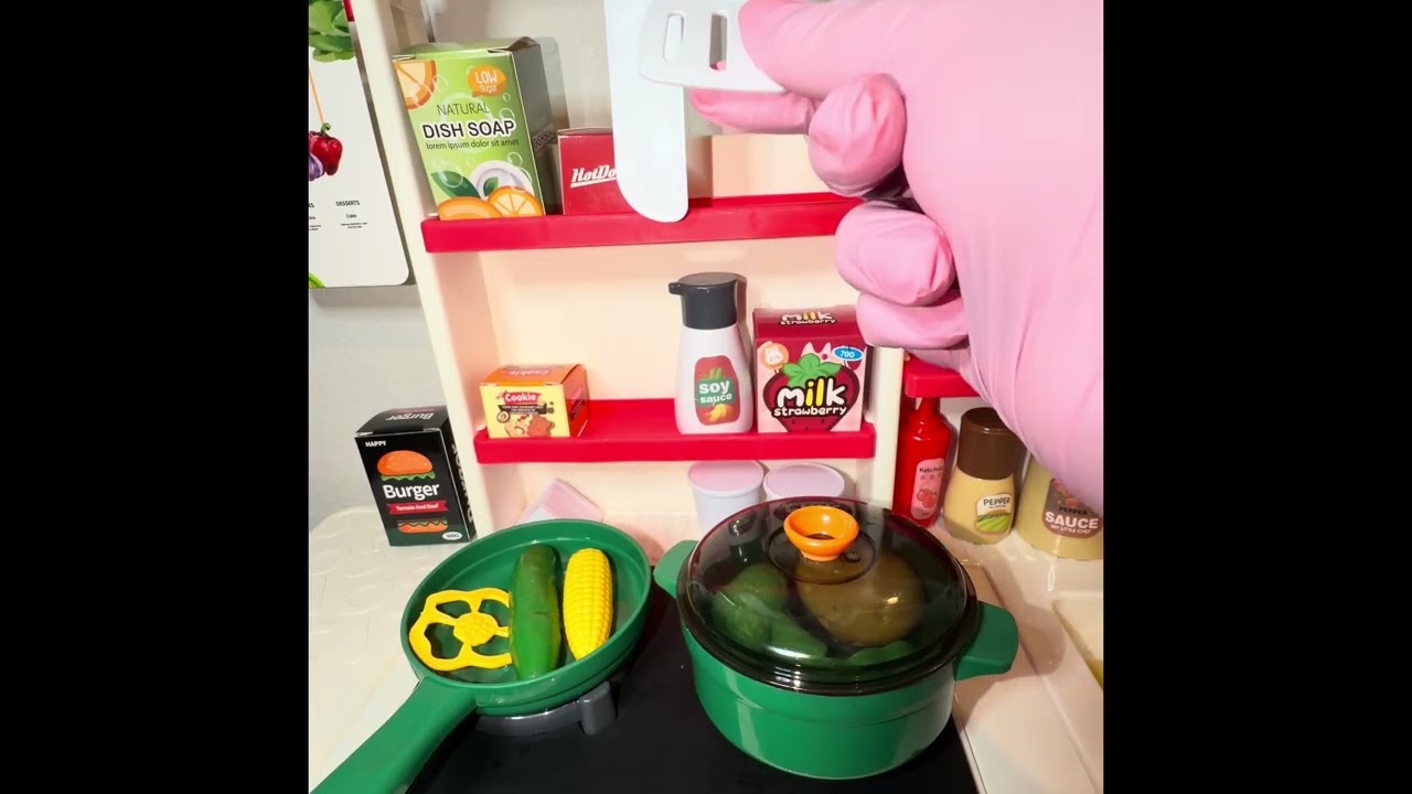 3 Minute Satisfying Mini Kids Kitchen ! 
