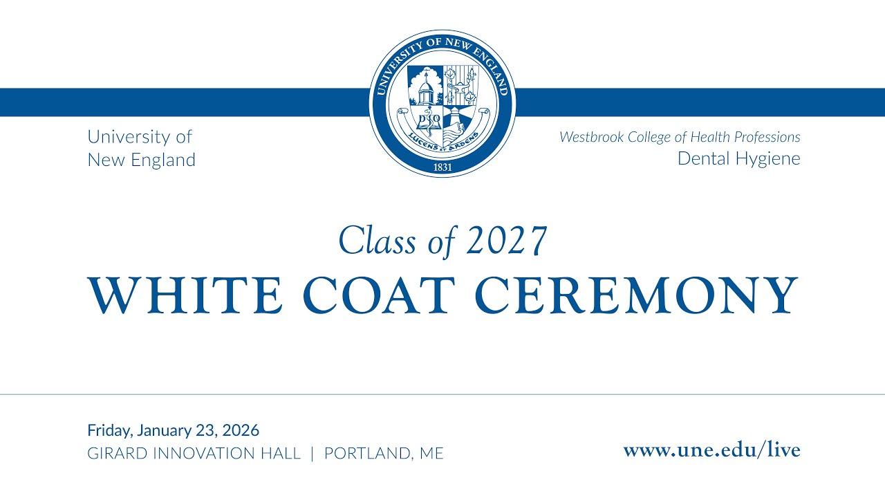UNE Department of Dental Hygiene Hosted Annual White Coat Ceremony
