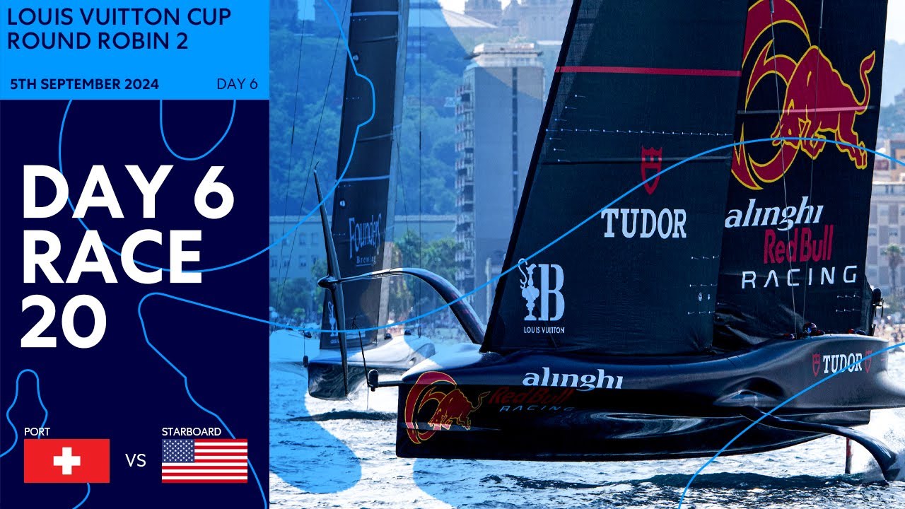 Alinghi Red Bull Racing vs. NYYC American Magic - Full Race 05/09/2024