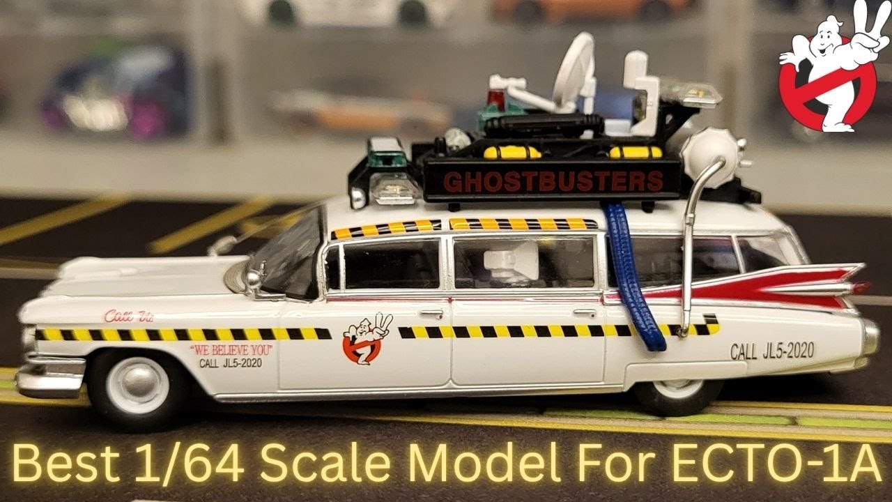 Best Ghostbusters ECTO-1A Car in 1/64 Scale Ever
