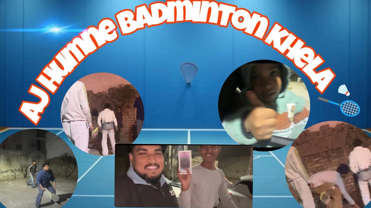 Aj humne badminton khela 🏸 #chapter1 #vlog13 
